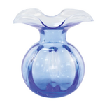 Vietri Vietri Hibiscus Glass Cobalt Medium Fluted Vase