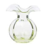 Vietri Vietri Hibiscus Glass Green  Medium Fluted Vase