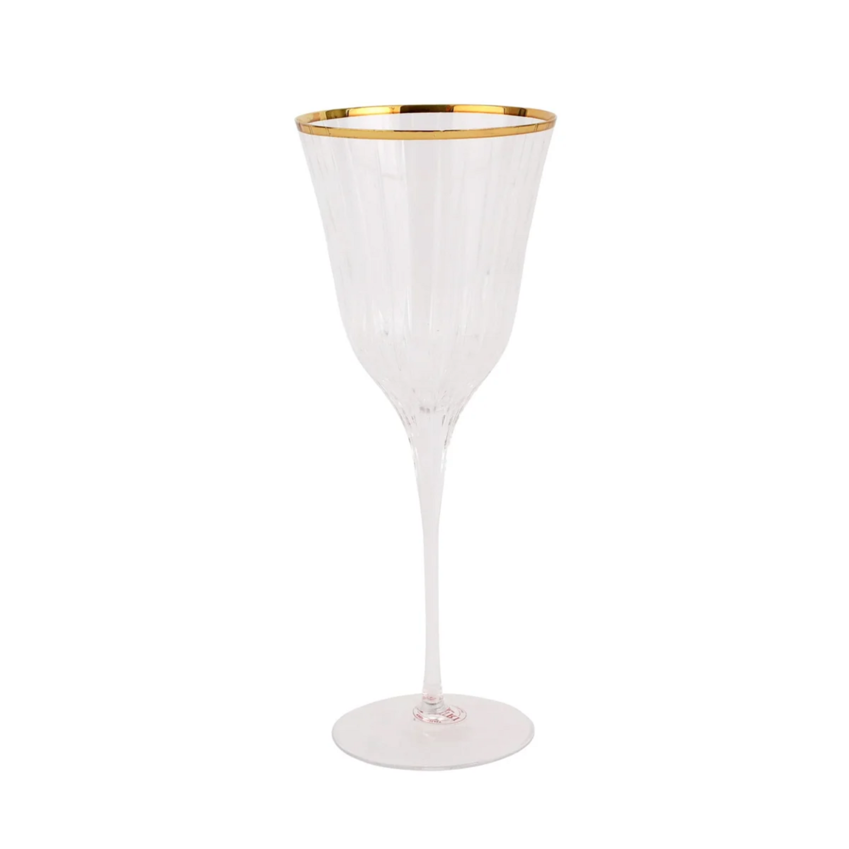 Vietri Vietri Natalia Gold Water Glass