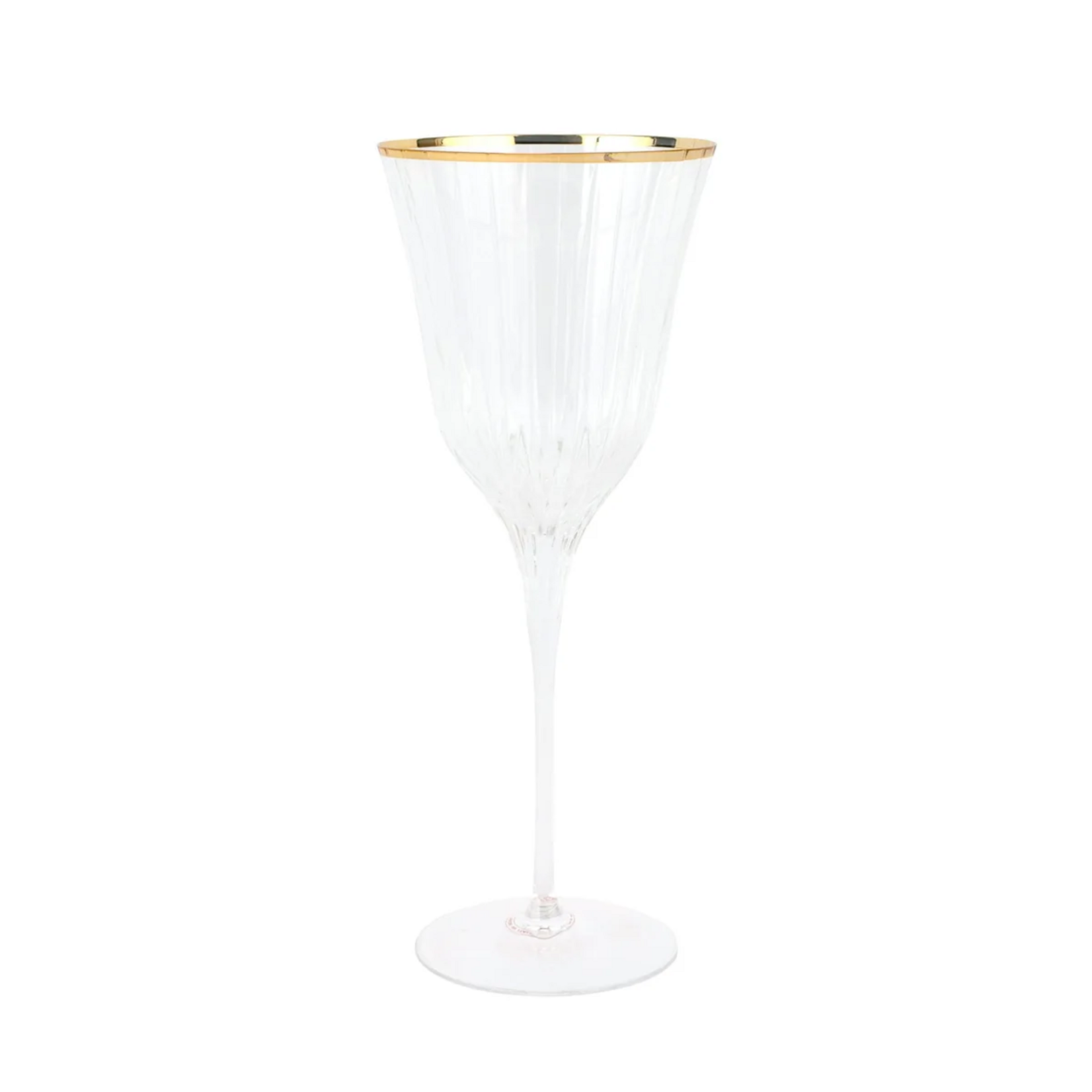 Vietri Vietri Natalia Gold Water Glass