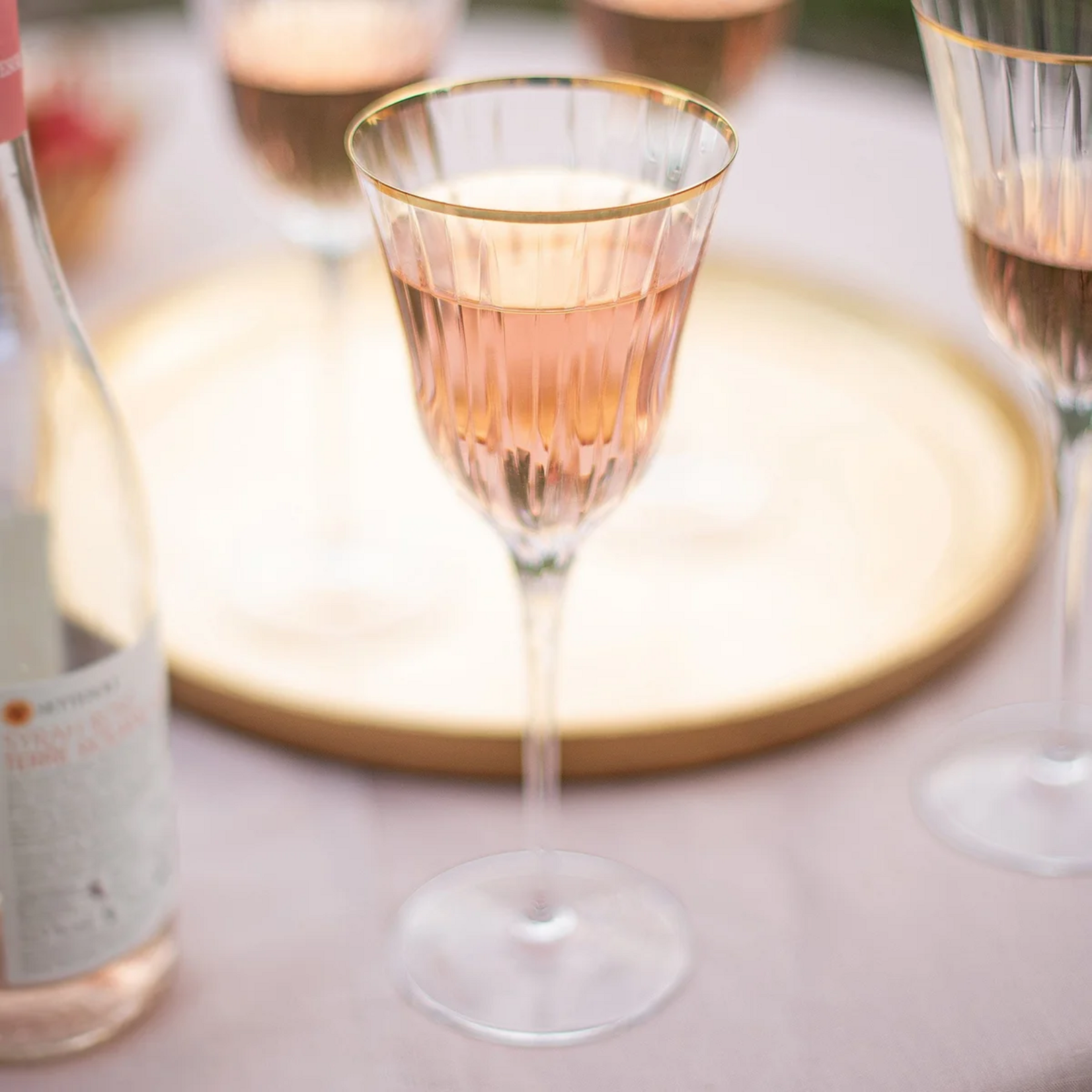 Vietri Vietri Natalia Gold Water Glass