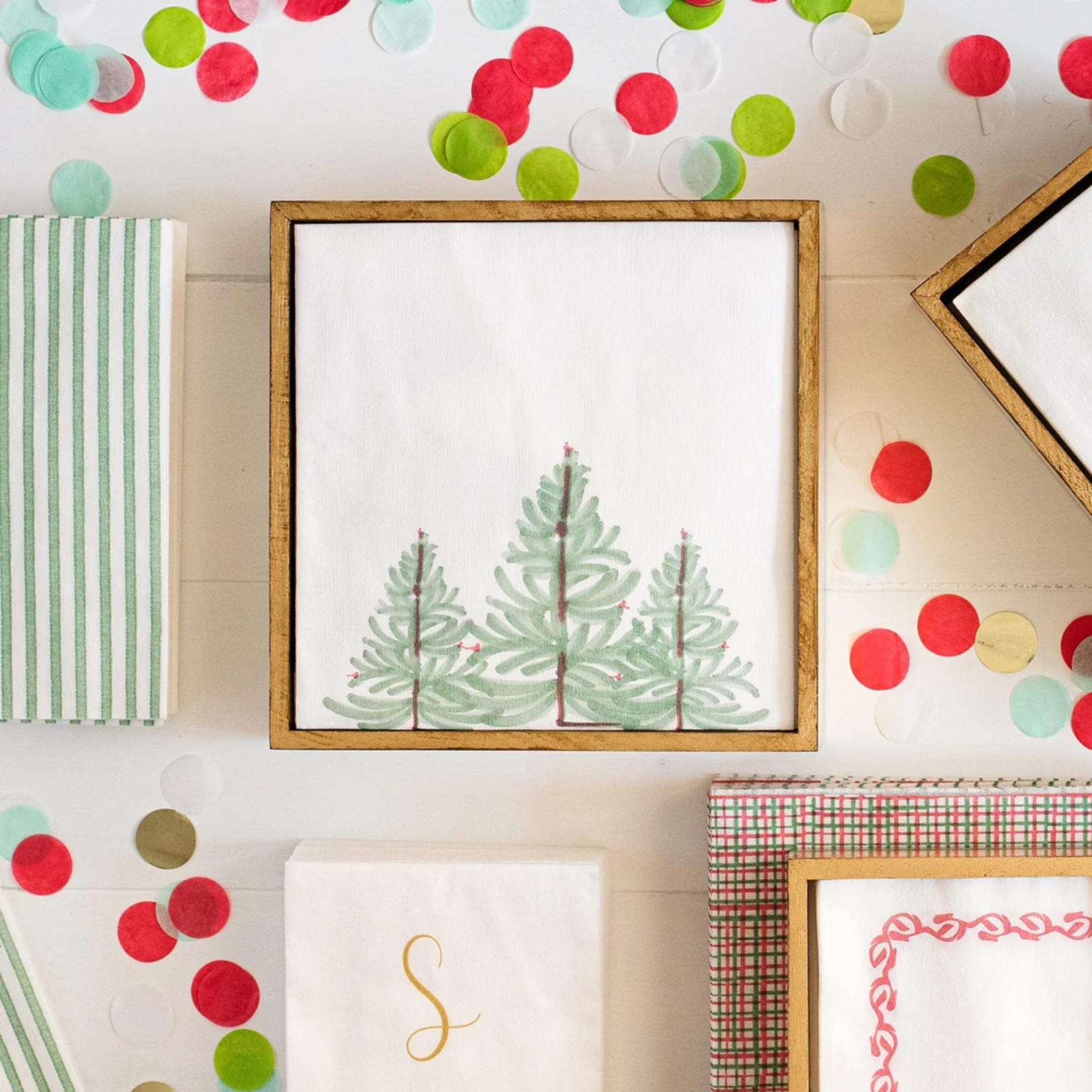 Vietri Vietri Papersoft Lastra Holiday Dinner Napkins