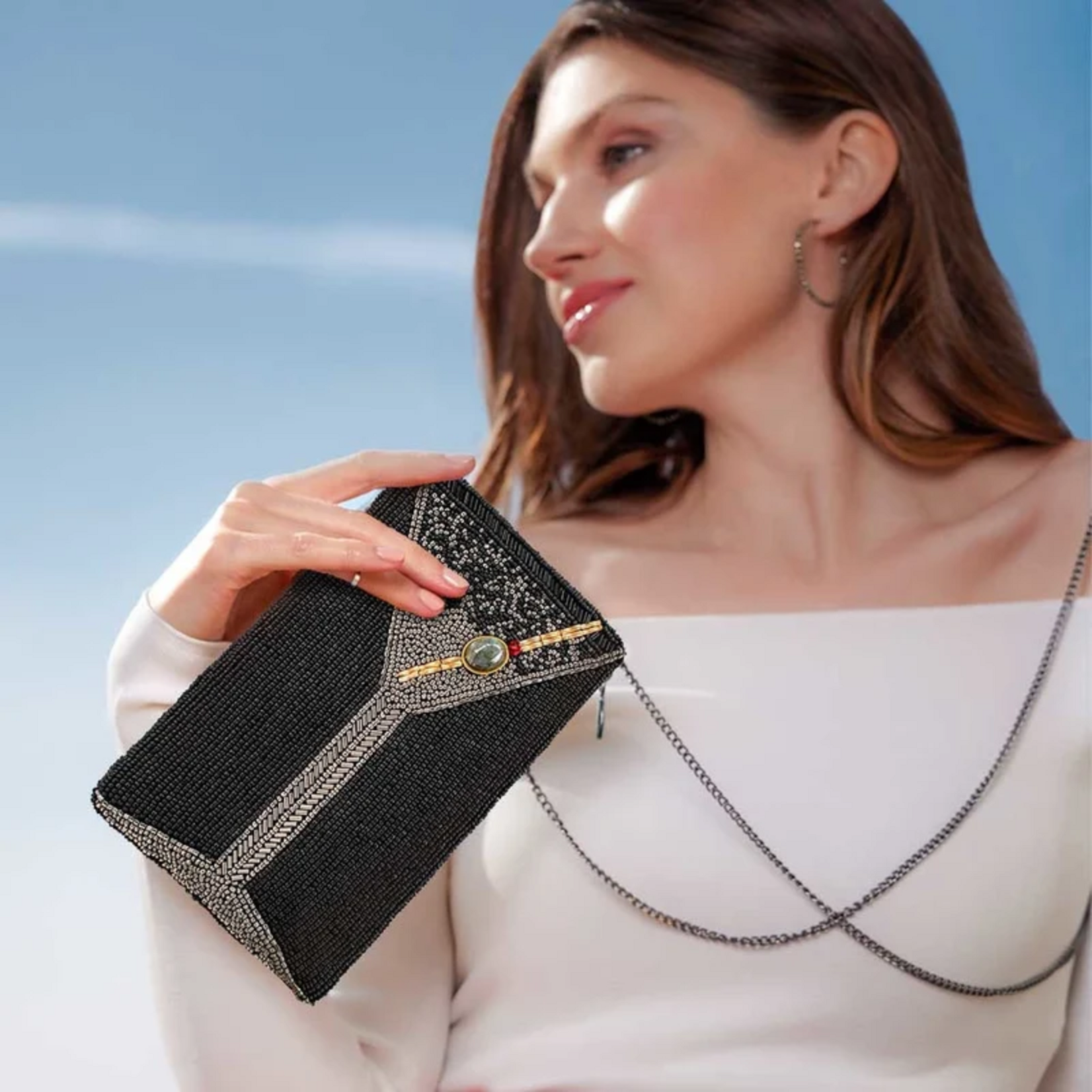 Mary Frances Make it Dirty Crossbody Handbag