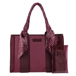 Case Mate Jelly Tote with Phone Pouch Mulberry Twilly Scarf