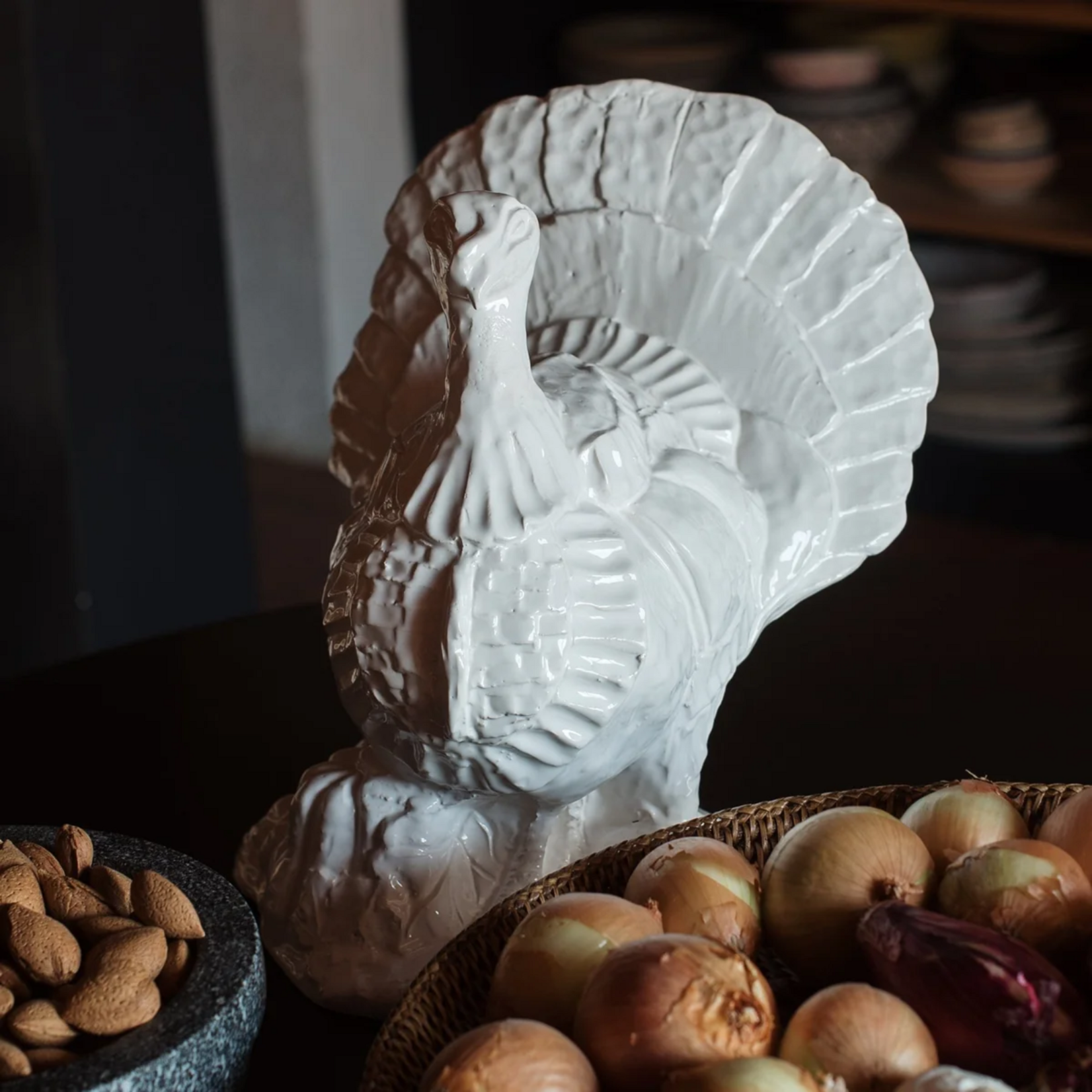 Vietri Pietra Tacchino Figural Statue