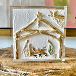 Debra  Hewitt Nativity on Acrylic