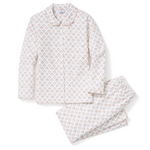 Petite Plume Women's Twill Colette Pajama Set Estate Garden