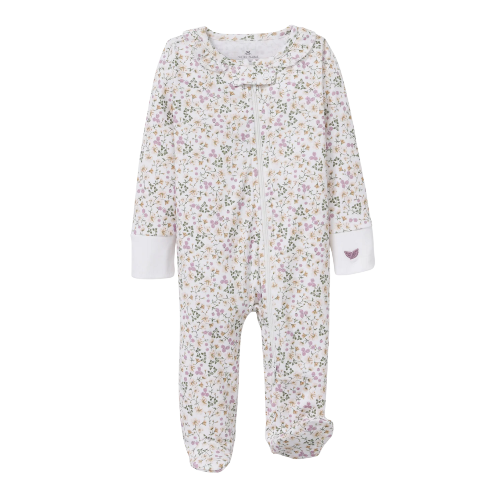 Petite Plume Baby Pima Romper Meadow Bloom