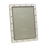 Addison Ross Addison Ross White Enamel & Gold Locket Frame - 5x7