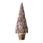 9" Stargazer Cone Tree - Dark Champagne