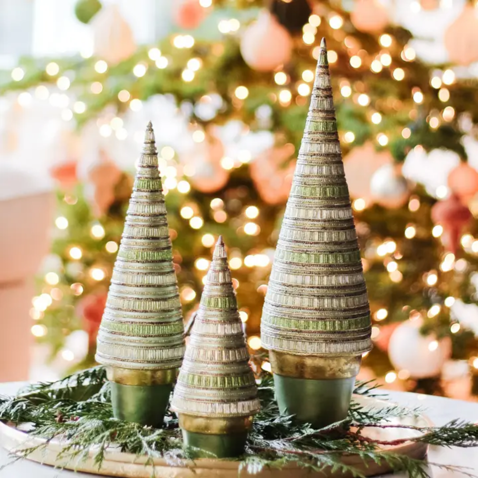 13" Gallerie Cone Tree - New Moon