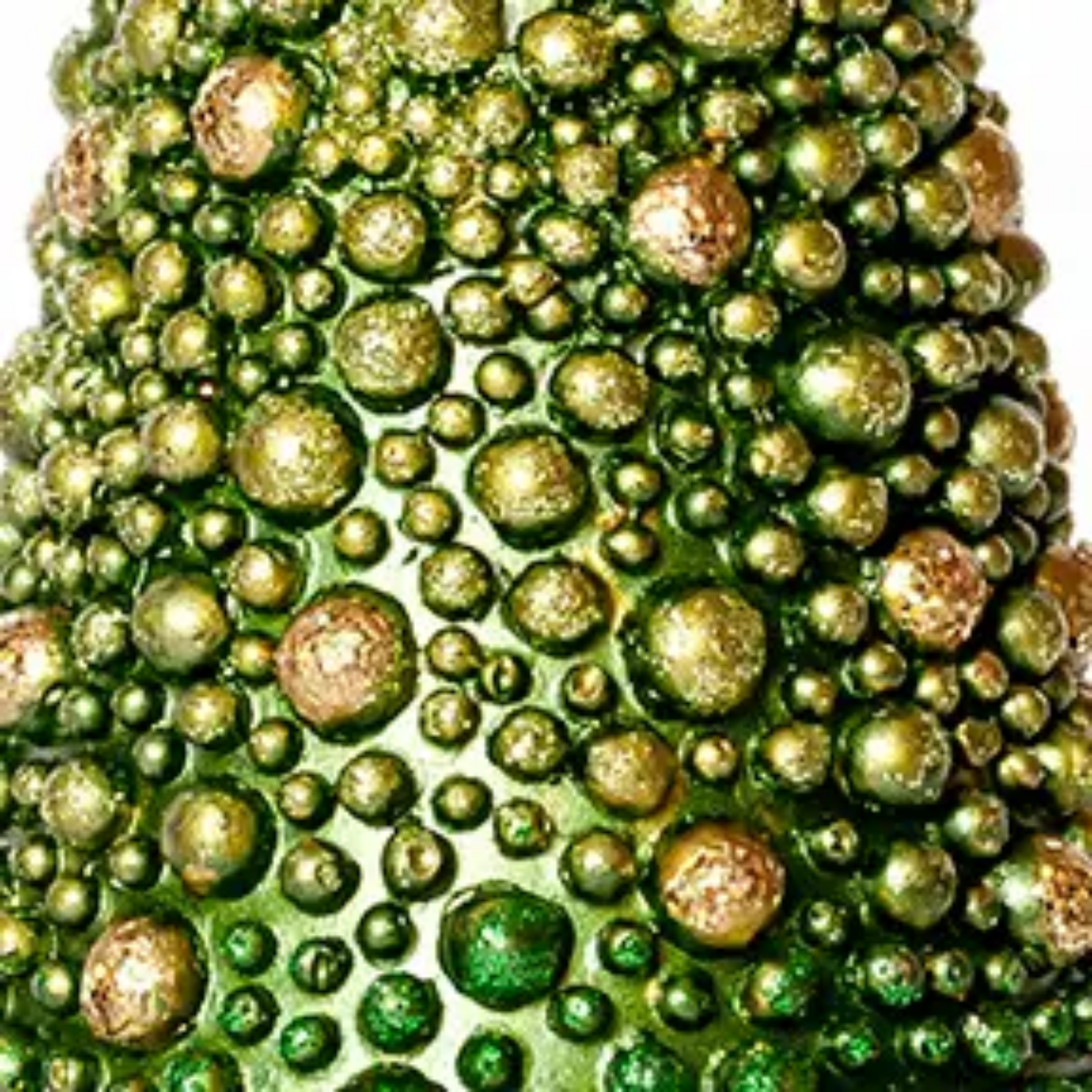 7" Bedazzled Cone Tree - Evergreen