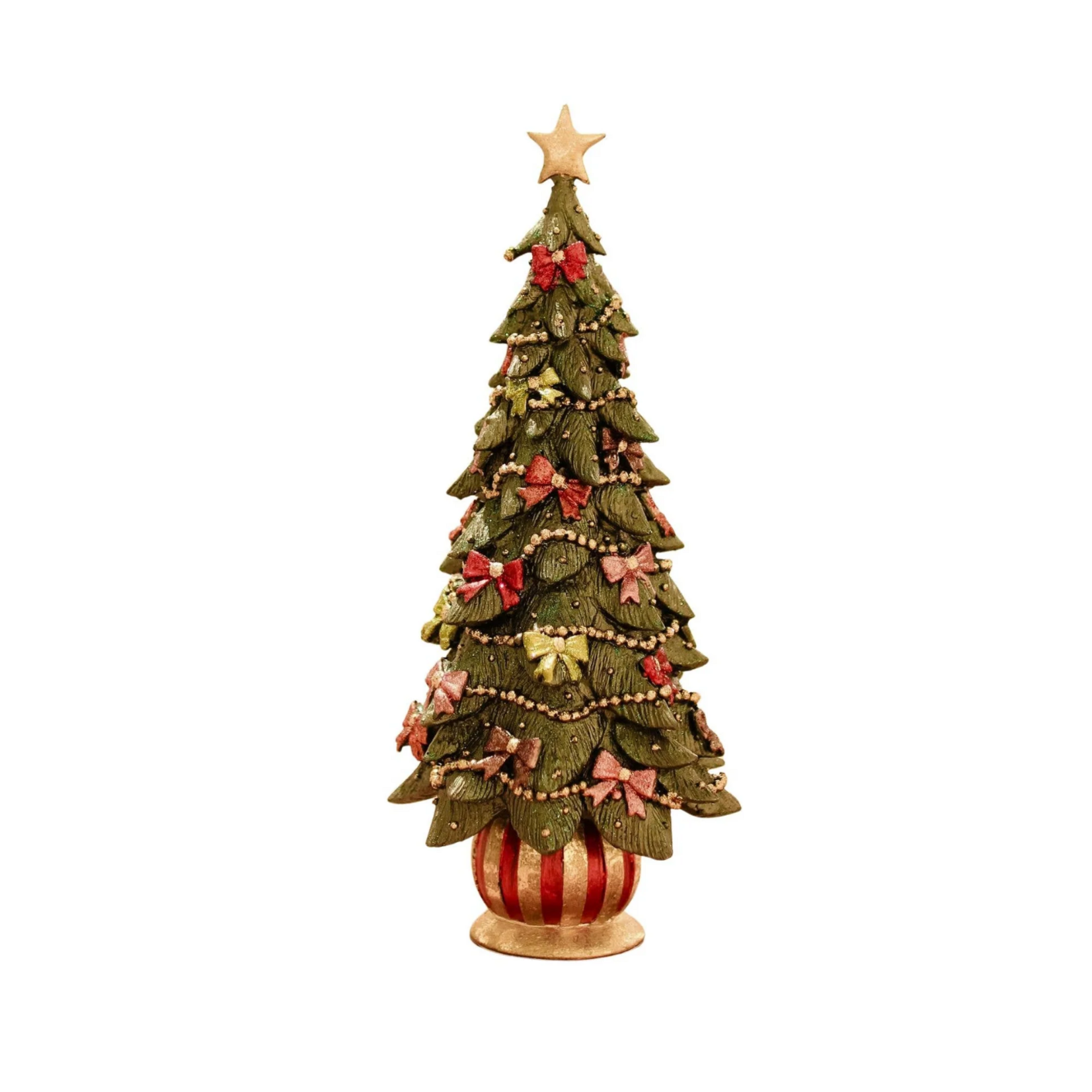 13" Merry Ribbons Tree - Blooming Olive