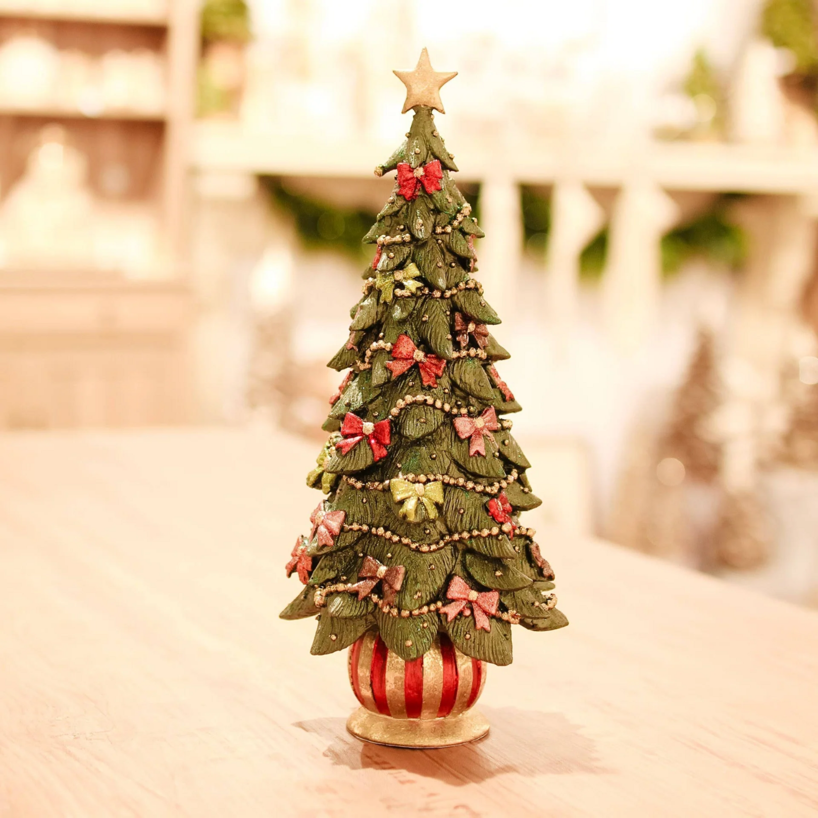 13" Merry Ribbons Tree - Blooming Olive