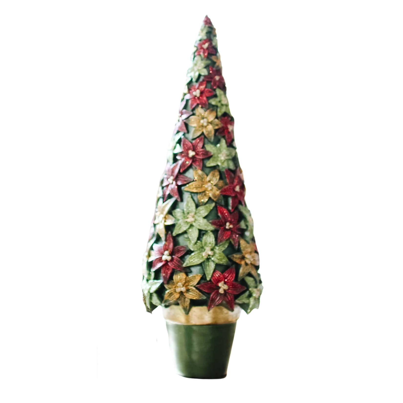 13" Stargazer Cone Tree - Traditional Green