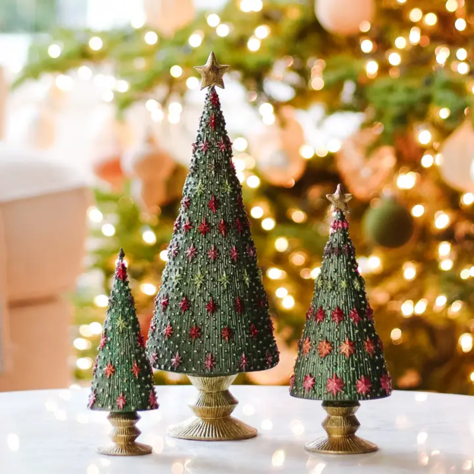 13" Starlight Cone Tree - Blooming Olive