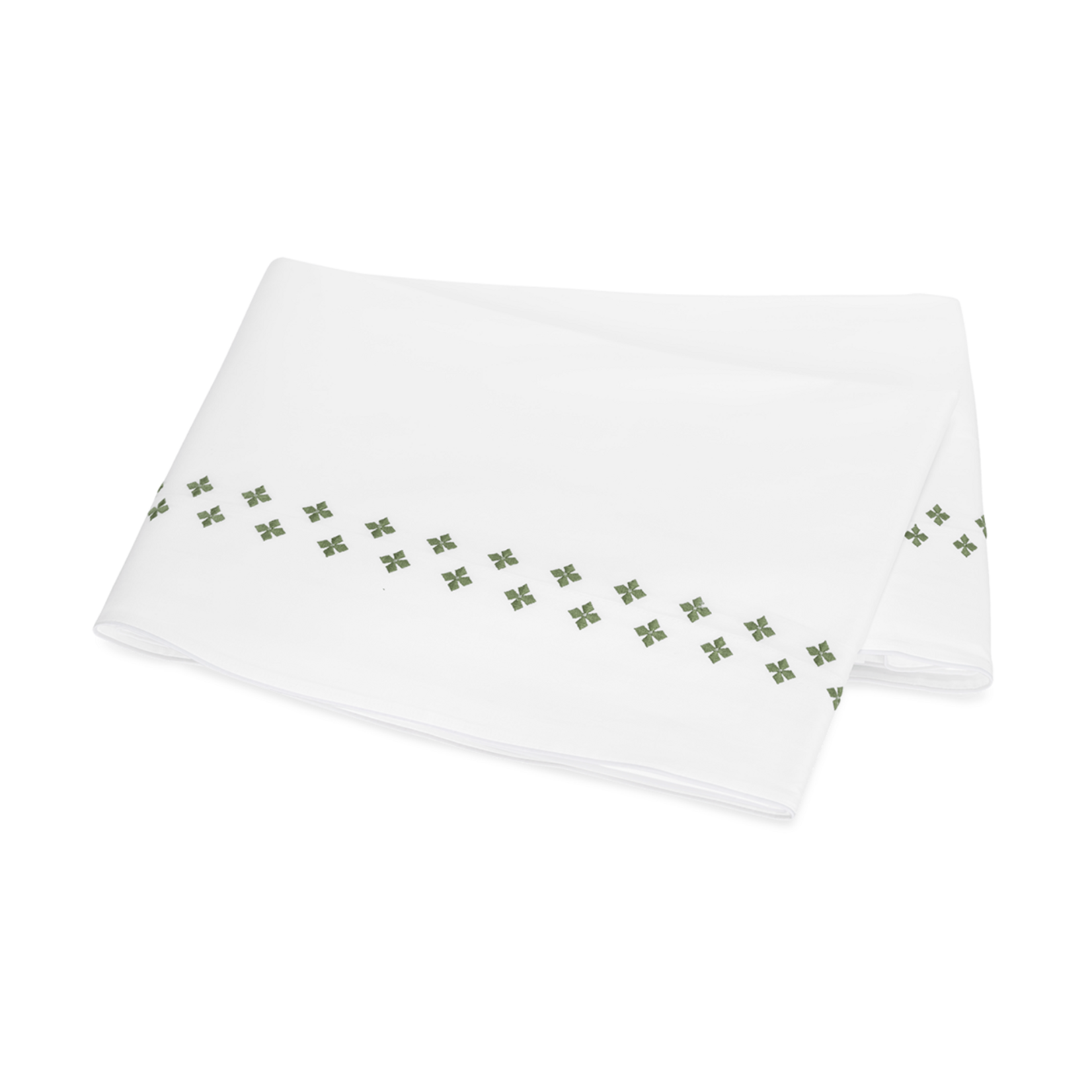 Matouk Matouk Casablanca Full/Queen Flat Sheet - Clover