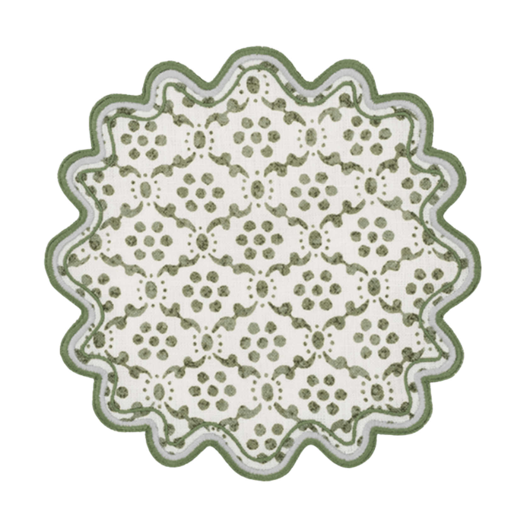 Matouk Matouk Laksha Cocktail Napkins Set of 4 - Clover