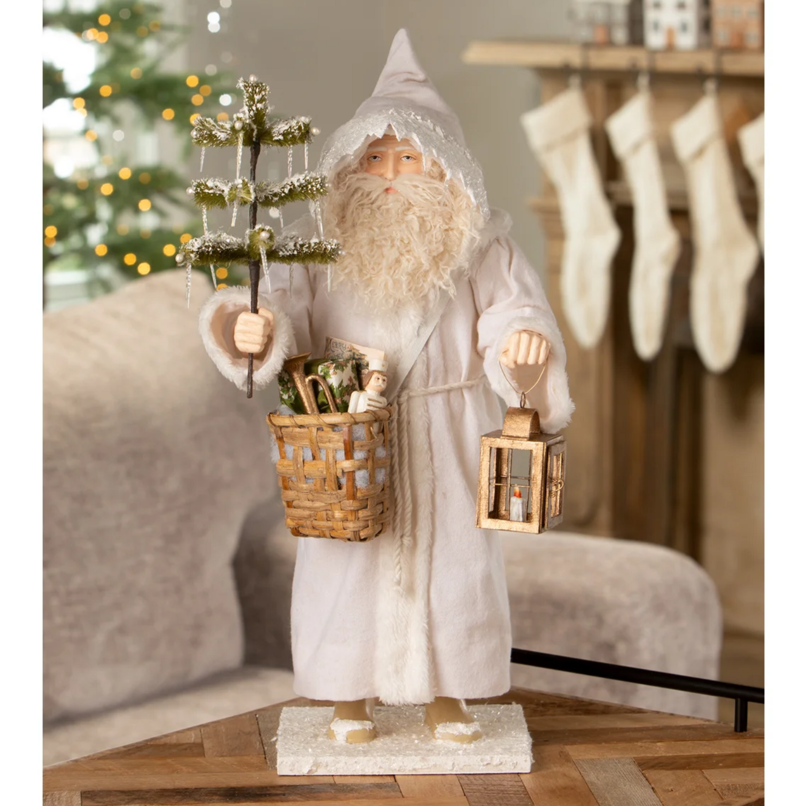 Bethany Lowe Designs Old Man Winter Santa