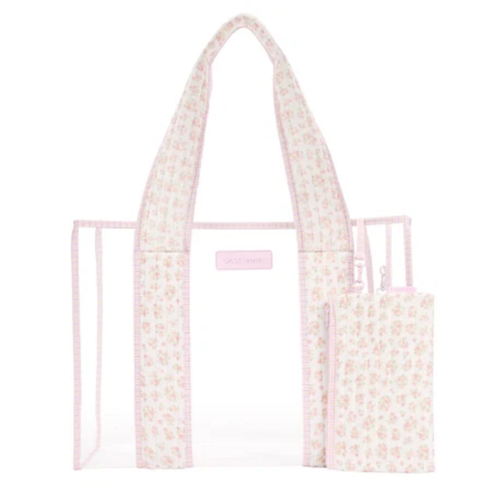 Case Mate Jelly Tote with Phone Pouch Quilted Ditsy Floral