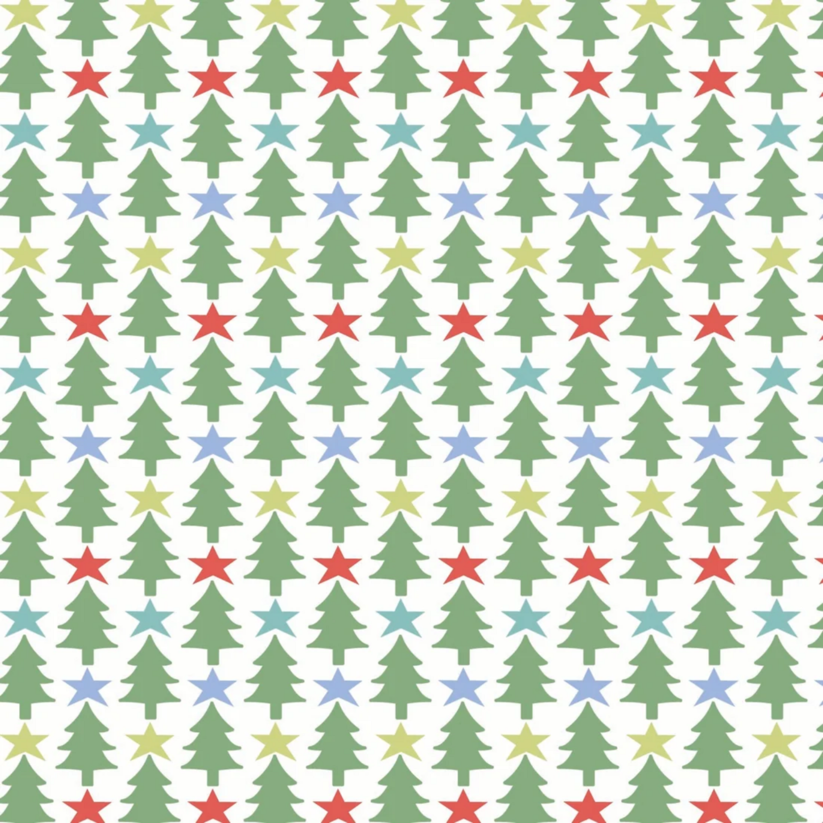 Lila + hayes Preston Boys Romper - Tree Topper Stars