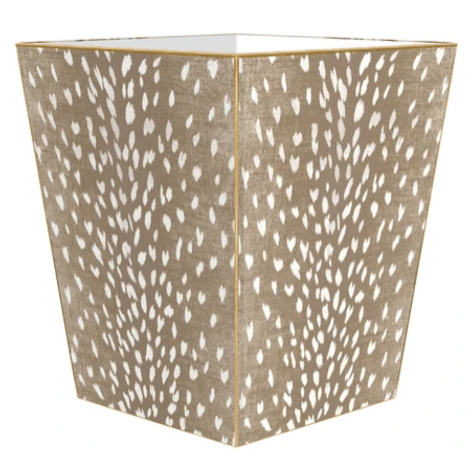 Marye- Kelley Tan Antelope Wastebasket