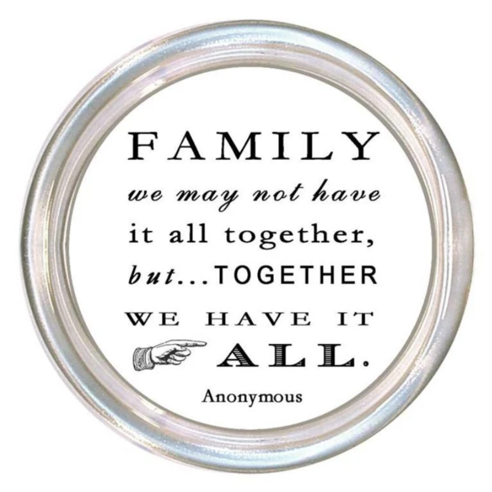 Marye- Kelley Oversized Coaster - Text (additional styles available)