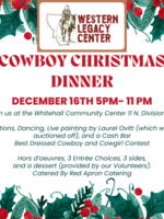 The Western Legacy Center Cowboy Christmas  Tickets