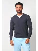 Romeo NYC Merino V-Neck Sweater