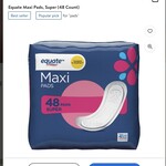 Discount Central Equate Maxi Pads, Super (48 Count)