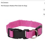 Discount Central Pet Champion Medium Pink Collar for Dogs