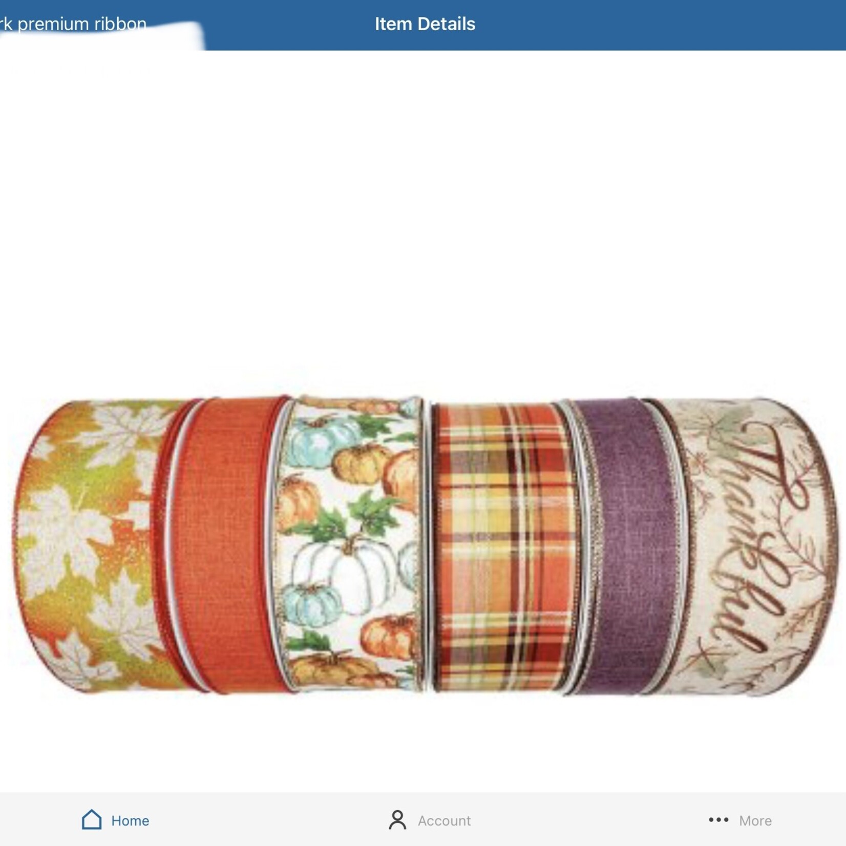 Discount Central Member’s mark Premium ribbon