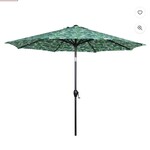 Discount Central 9ft Palm Round Outdoor Tilting Market Patio Umbrella