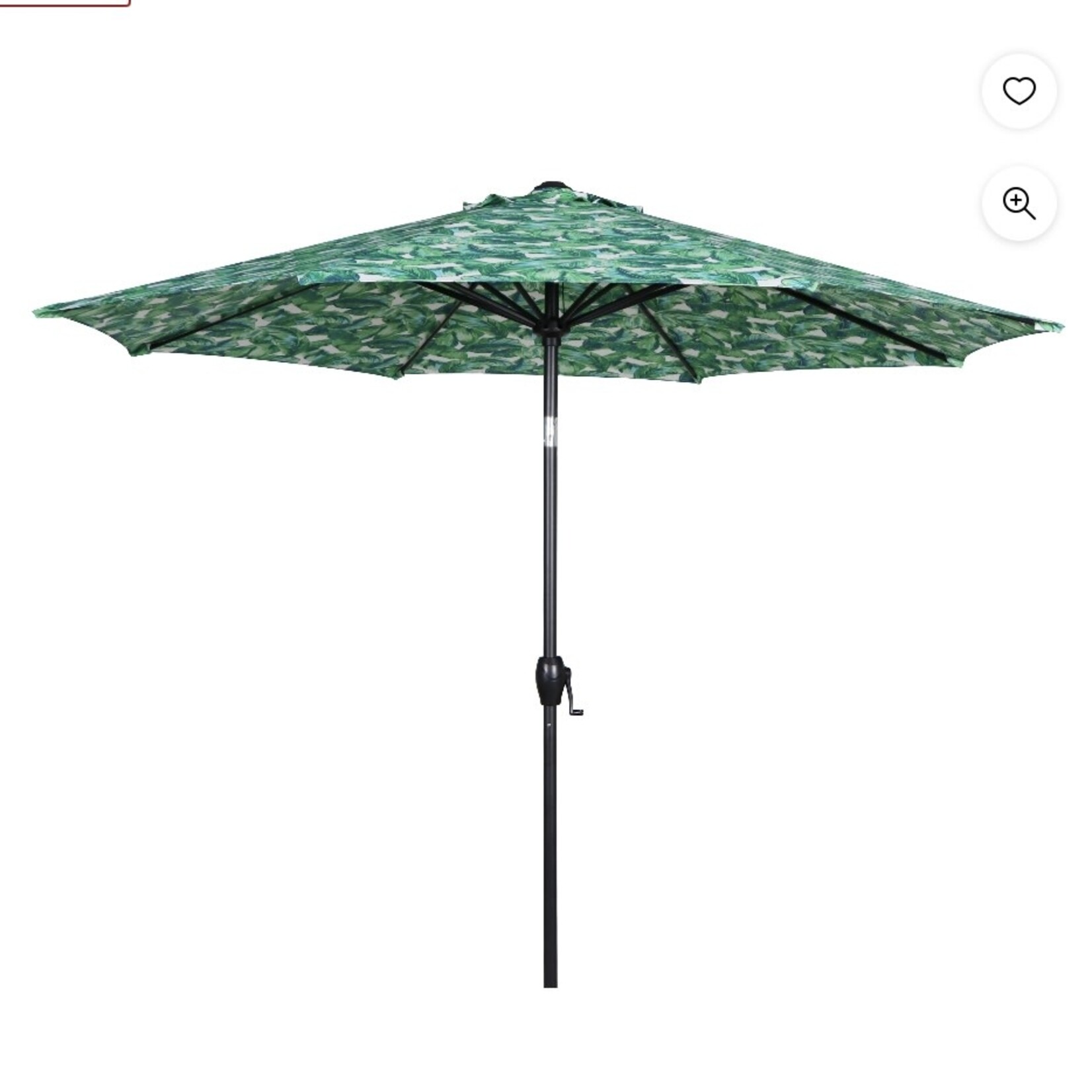 Discount Central 9ft Palm Round Outdoor Tilting Market Patio Umbrella