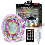 Discount Central Xtreme Lit 16.4ft Color Flow Multi-Color Indoor LED Light Strip, Remote Control