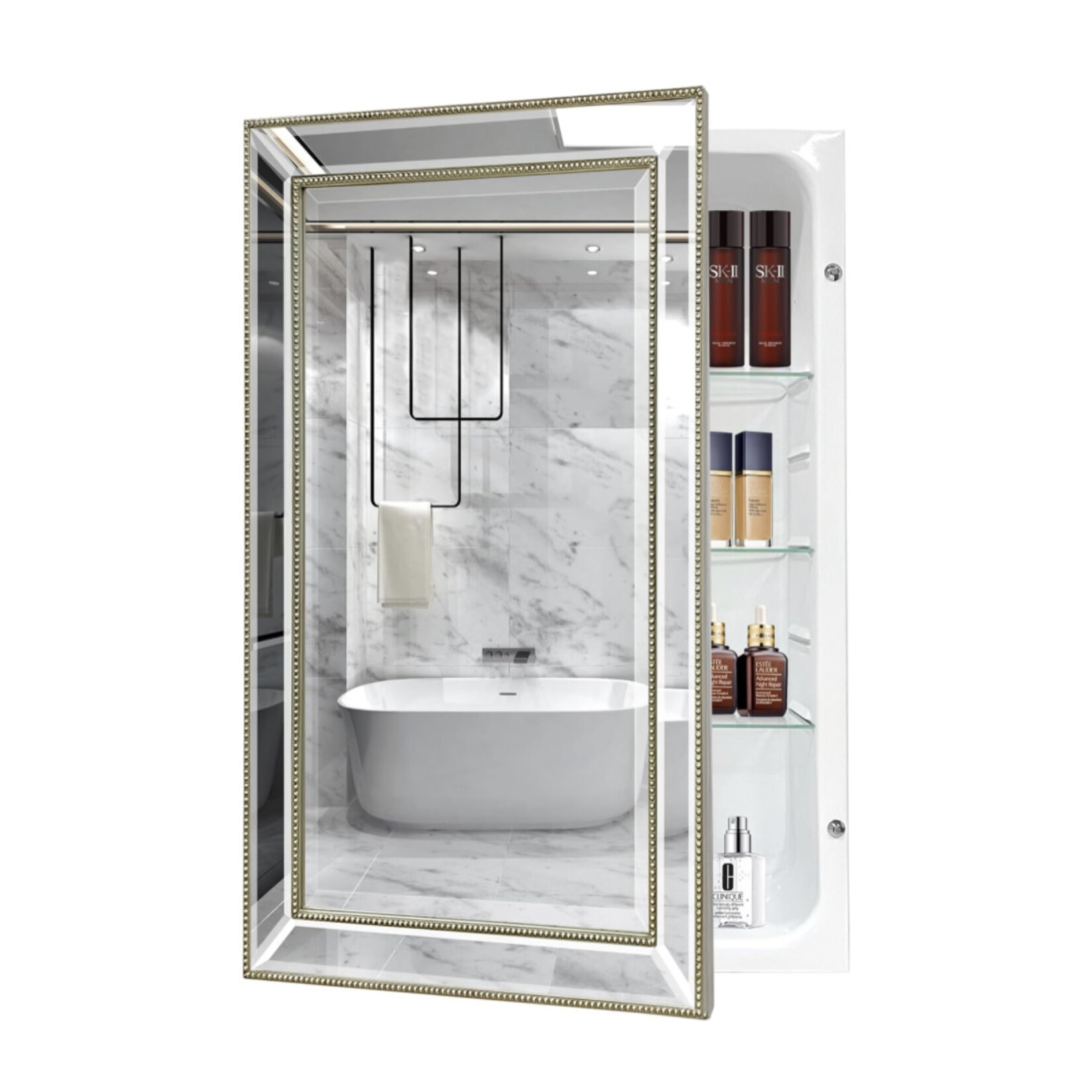 Discount Central 22 x 30 metro beaded medicine cabinet
