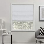 Discount Central Raffrollo Roman shade white 34” w