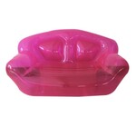 Discount Central Inflatable Clear Pink Double Person Sofa