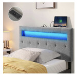 Discount Central Twin sized LED lit headboard