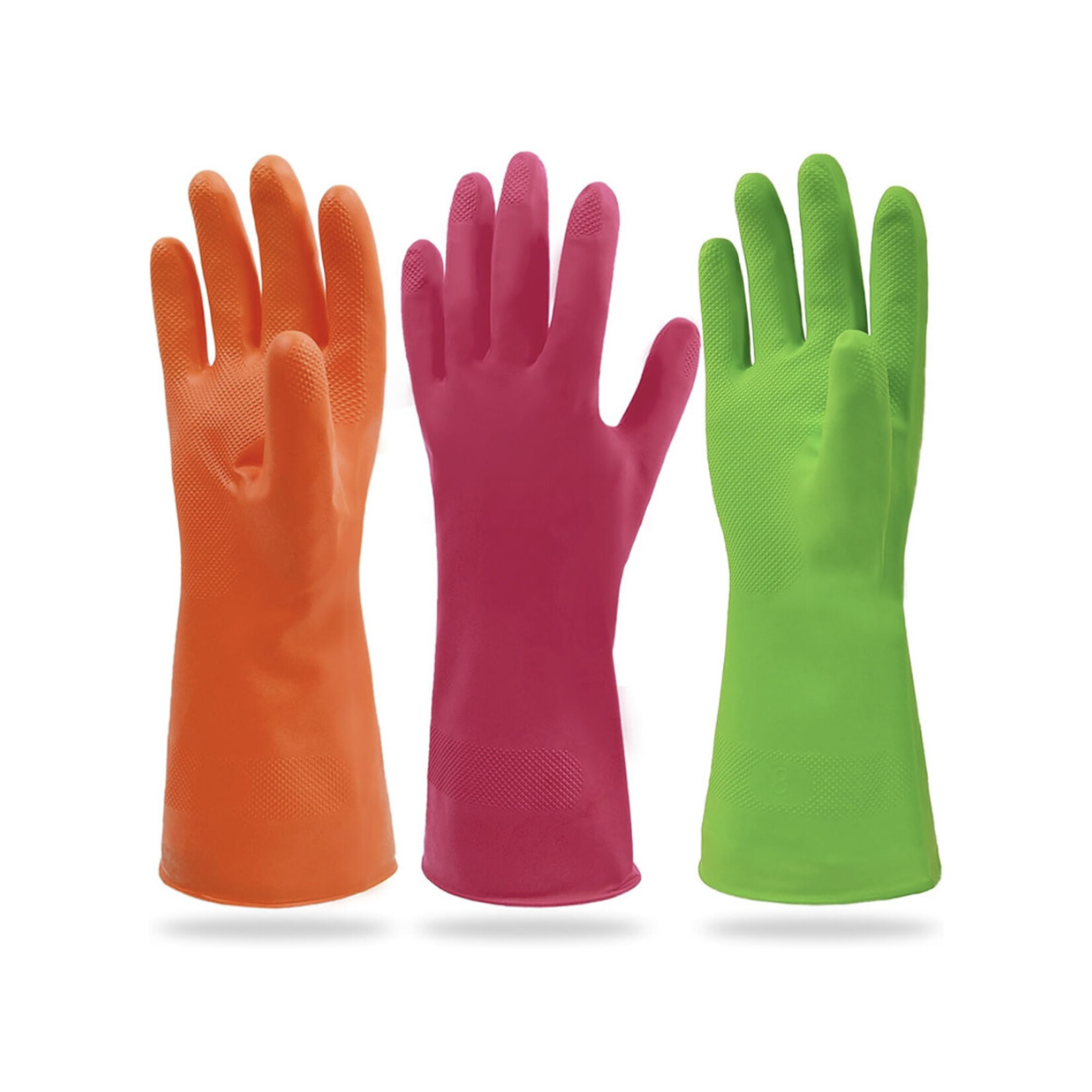 Discount Central Cleanbear synthetic rubber gloves set of 3