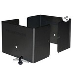Discount Central Full Protection Post Protectors, 4.5”x4.5”x3”, Black (Set of 13)