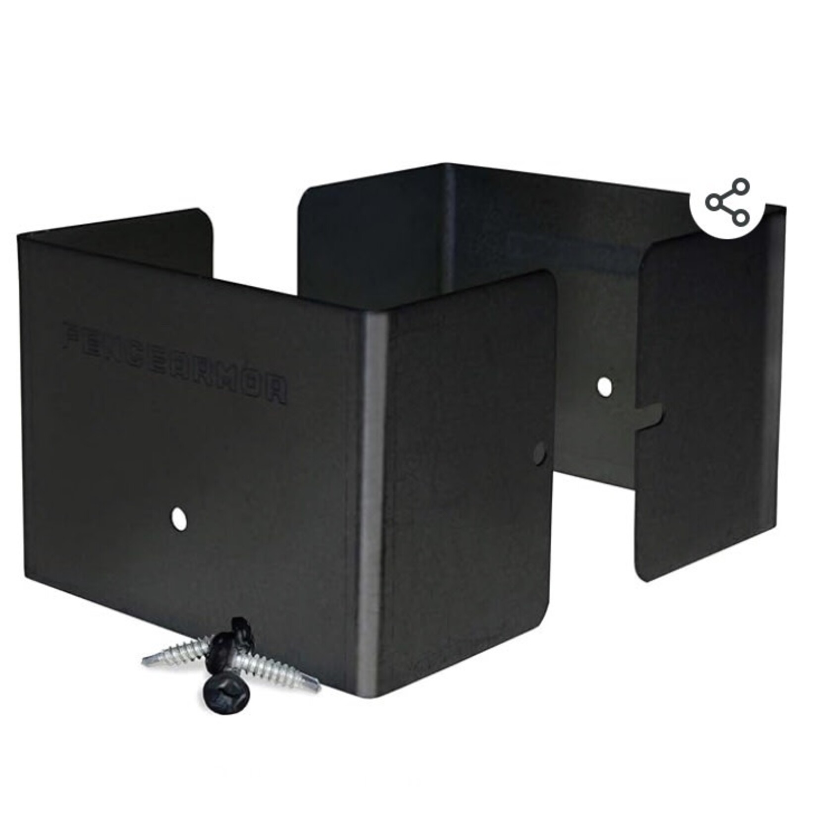 Discount Central Full Protection Post Protectors, 4.5”x4.5”x3”, Black (Set of 13)