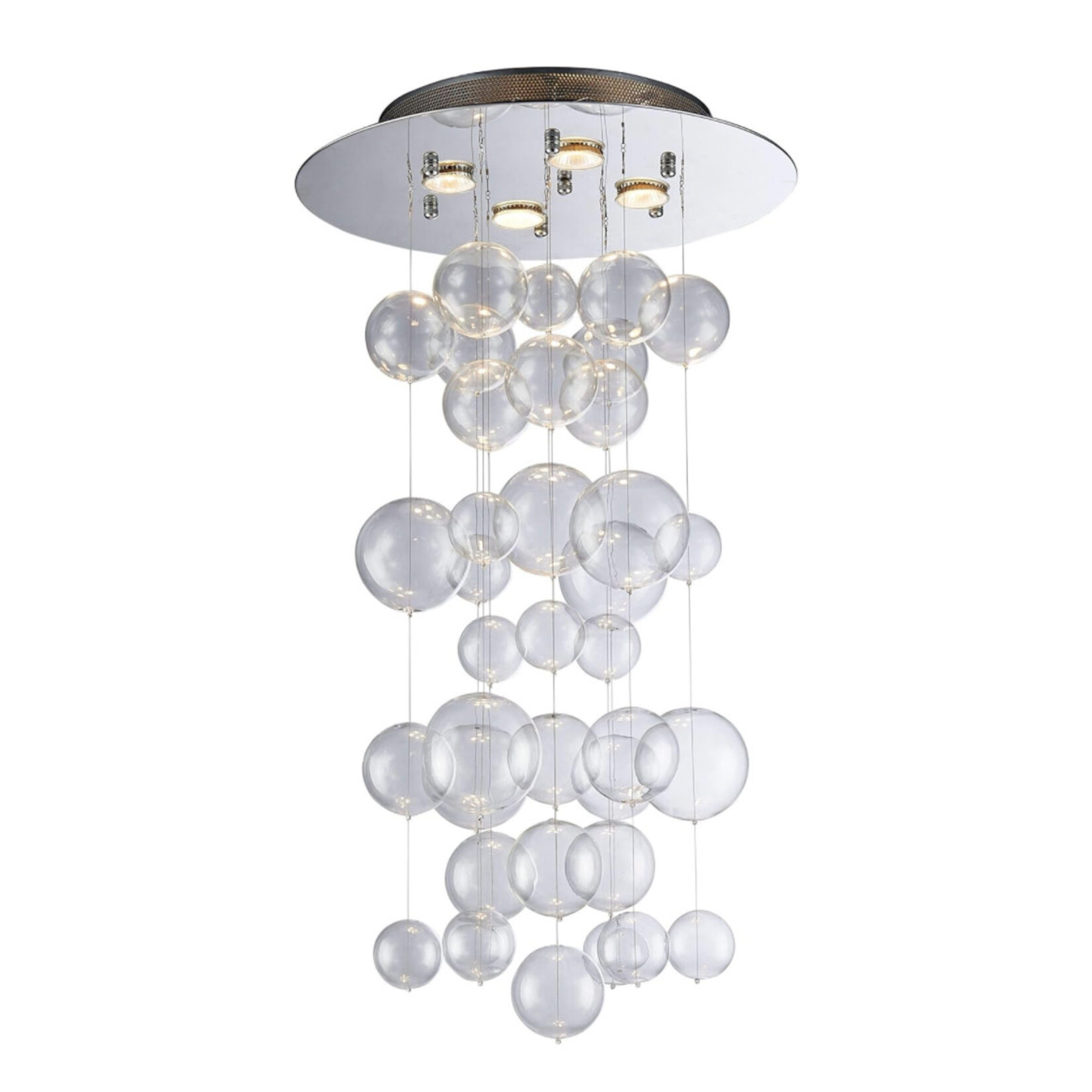 Discount Central Modern glass raindrop chandelier