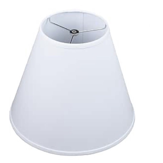 12” high slant lamp shade white On Sale In Prattville Alabama
