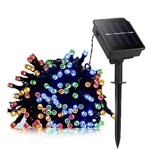 Discount Central 100 LED Multicolored Solar String Lights