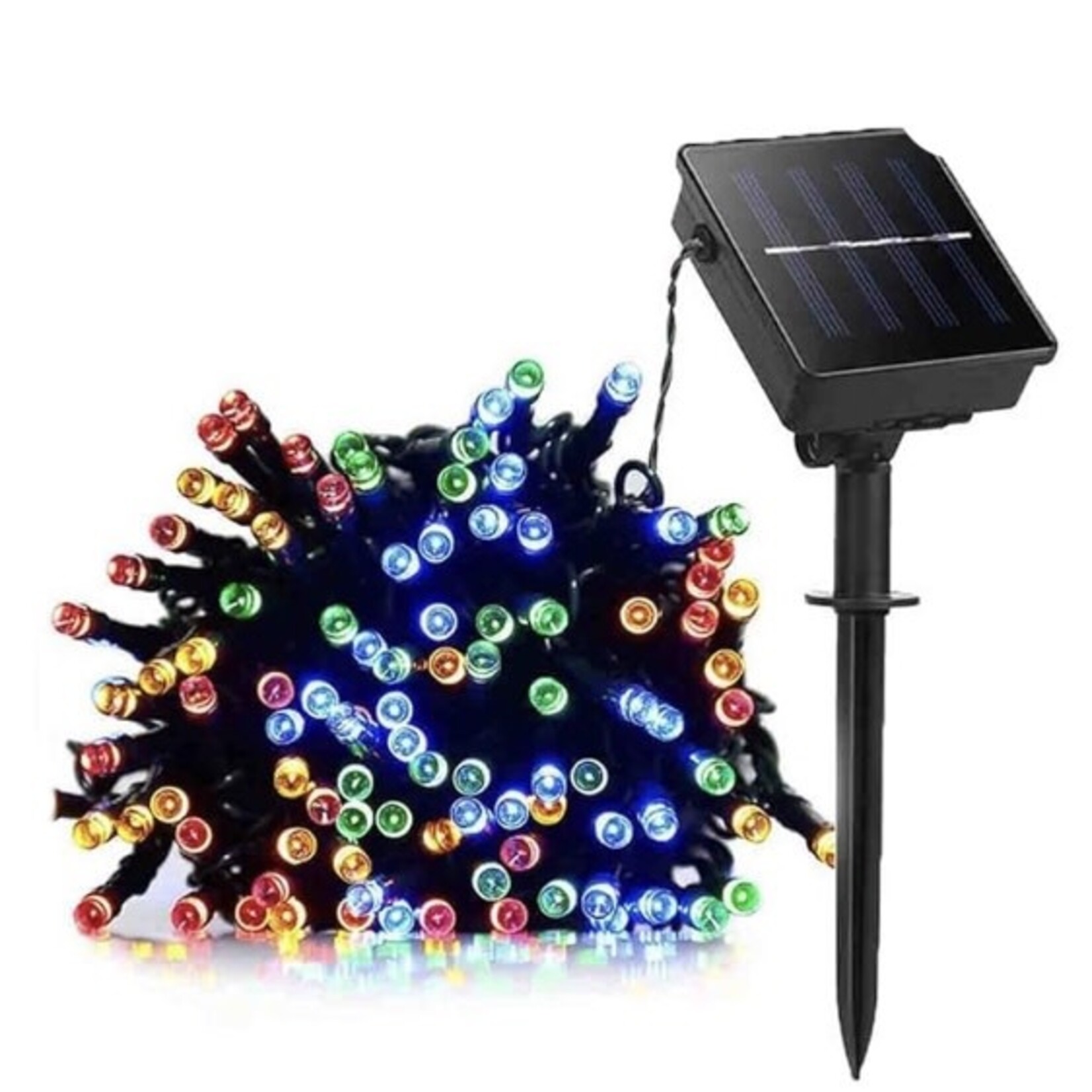 Discount Central 100 LED Multicolored Solar String Lights