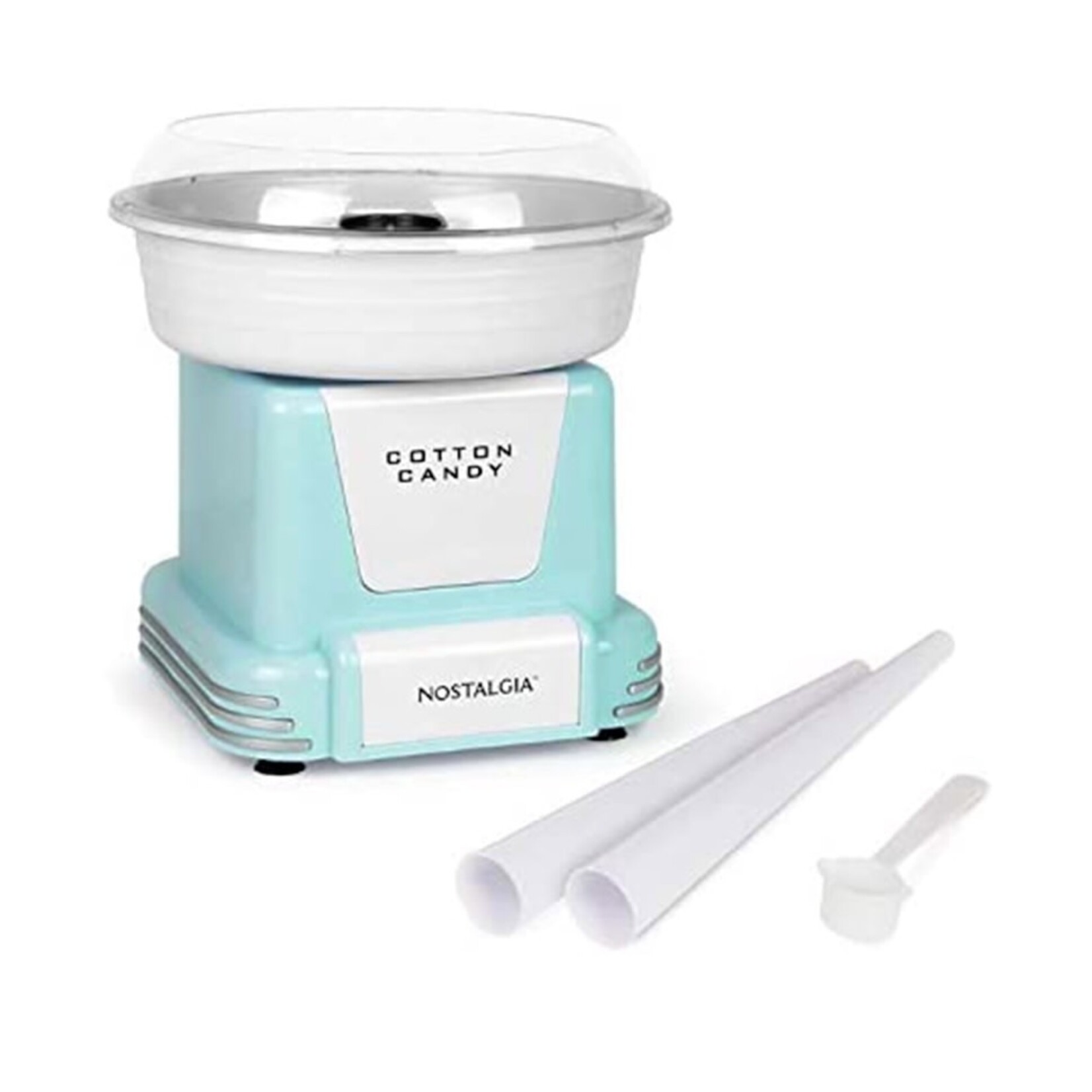 Discount Central Nostalgia Retro Hard and Sugar Free Cotton Candy Maker Machine, Aqua