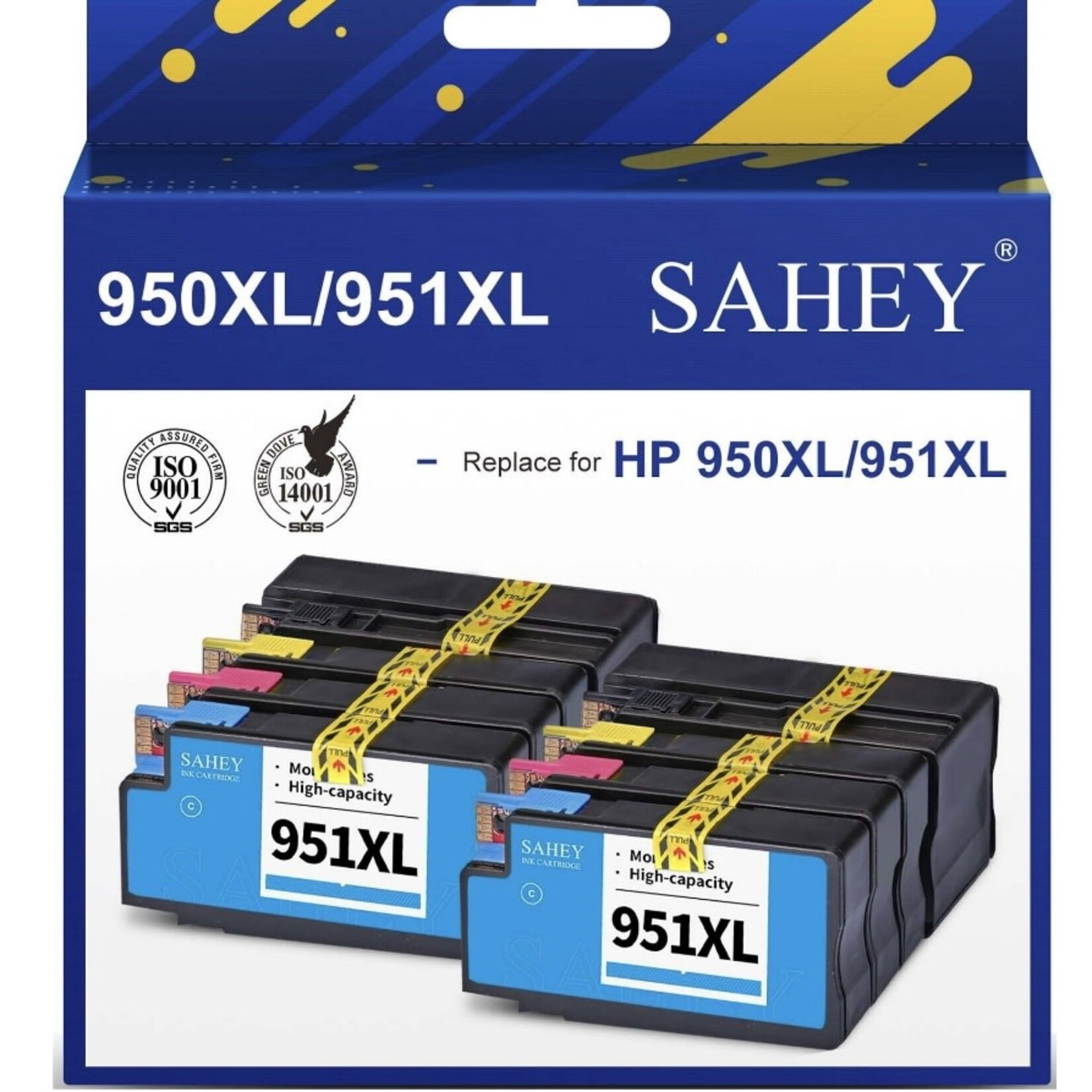 Discount Central Sahey HP 950XL/951XL Printer Cartridges 8-Pack