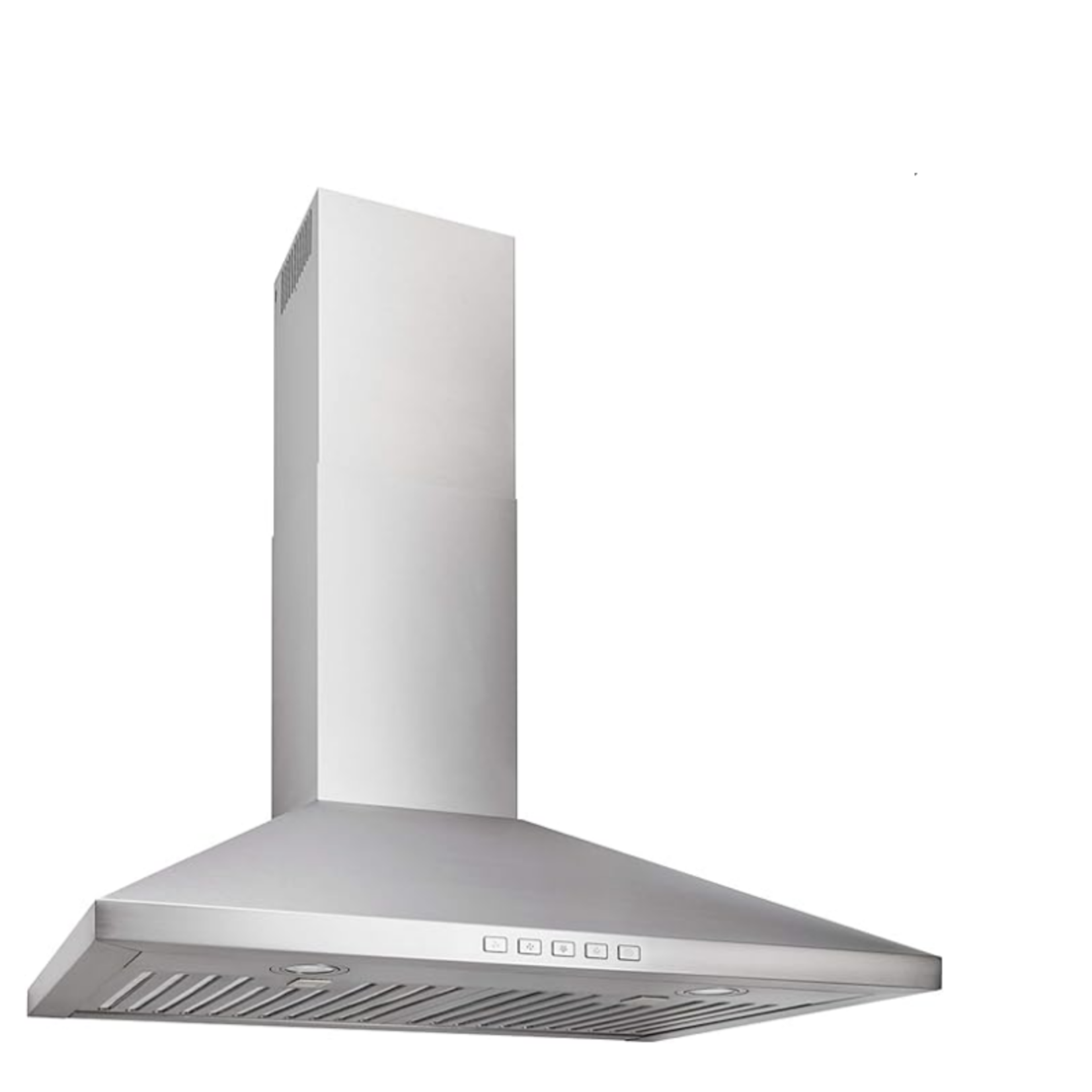 Discount Central Broan-NuTone BWP2306SS Convertible Wall-Mount LED Lights Pyramidal Chimney Range Hood, 630 MAX Blower CFM, 30-Inch, Stainless Steel