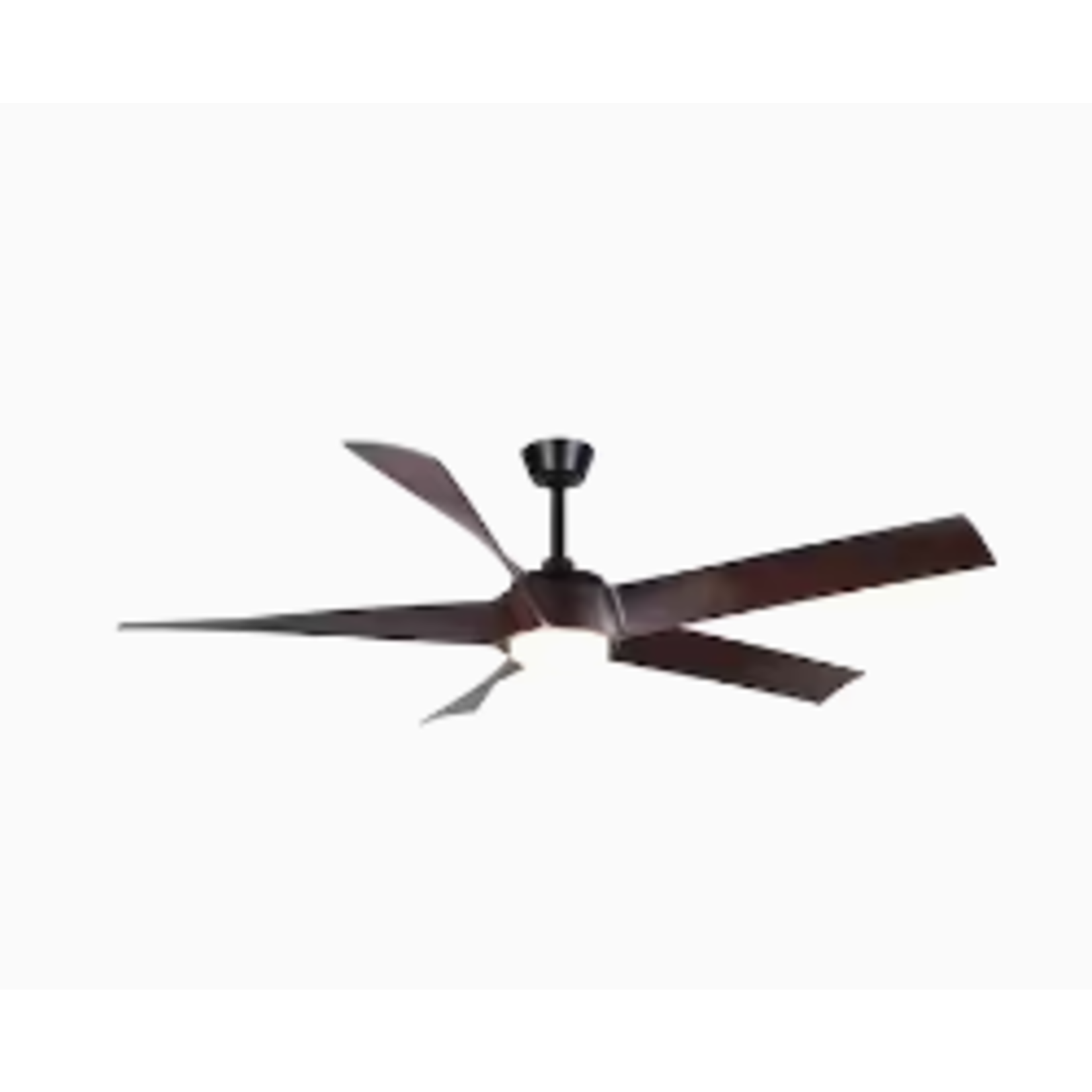 Discount Central Fanimation Studio Collection LP7614LAZ 60-in Aged Bronze LED Ceiling Fan with Remote (5-Blade)